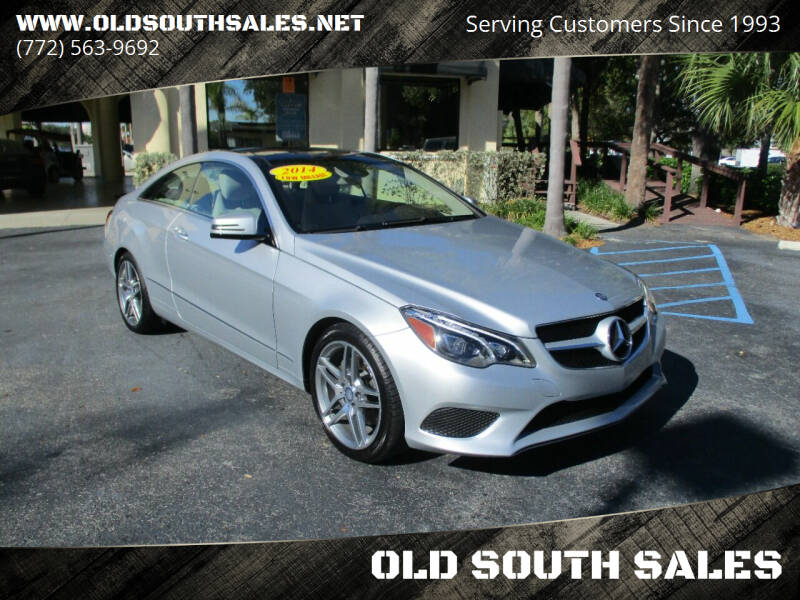 2014 Mercedes-Benz E-Class for sale at OLD SOUTH SALES in Vero Beach FL