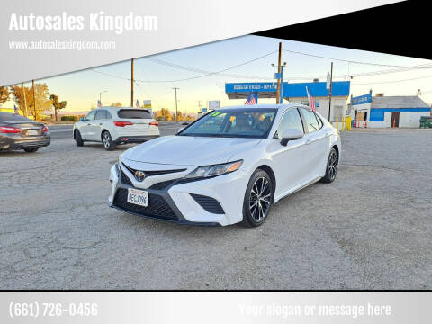 2018 Toyota Camry for sale at Autosales Kingdom in Lancaster CA