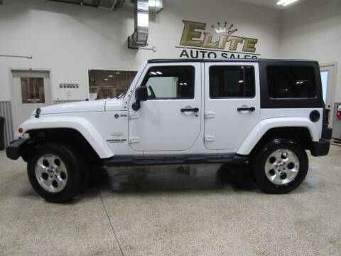 2013 Jeep Wrangler Unlimited for sale at Elite Auto Sales in Ammon ID