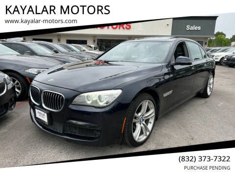 2013 BMW 7 Series for sale at KAYALAR MOTORS in Houston TX