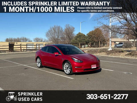 2018 Tesla Model 3 for sale at Sprinkler Used Cars in Longmont CO