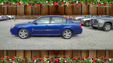2007 Chevrolet Malibu for sale at MIKE'S CYCLE & AUTO in Connersville IN