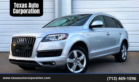 2015 Audi Q7 for sale at Texas Auto Corporation in Houston TX