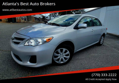 2011 Toyota Corolla for sale at Atlanta's Best Auto Brokers in Marietta GA