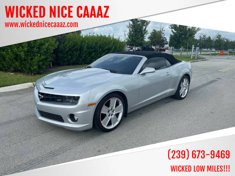 2011 Chevrolet Camaro for sale at WICKED NICE CAAAZ in Cape Coral FL