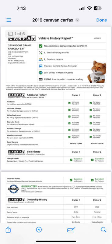 2019 Dodge Grand Caravan SXT