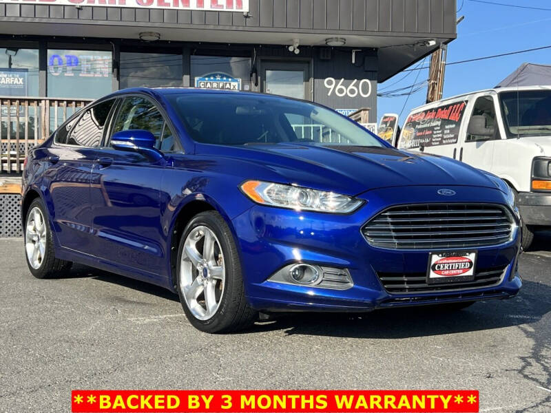 2014 Ford Fusion for sale at CERTIFIED CAR CENTER in Fairfax VA