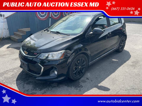 2017 Chevrolet Sonic for sale at PUBLIC AUTO AUCTION ESSEX MD in Essex MD