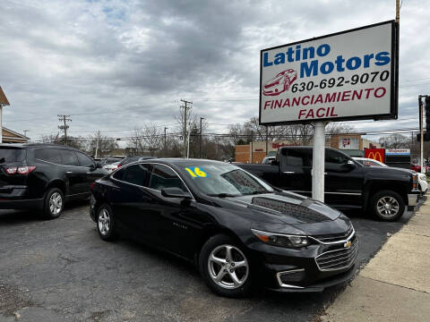2016 Chevrolet Malibu for sale at Latino Motors in Aurora IL