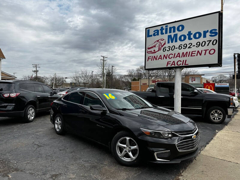 2016 Chevrolet Malibu for sale at Latino Motors in Aurora IL