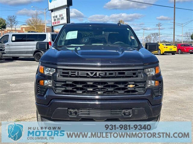 Used 2022 Chevrolet Silverado 1500 Custom with VIN 1GCPDBEK9NZ604755 for sale in Columbia, TN