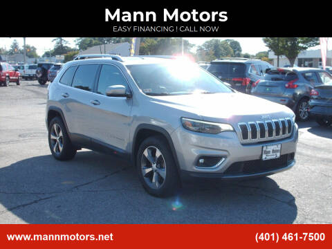 2019 Jeep Cherokee for sale at Mann Motors Inc. in Warwick RI