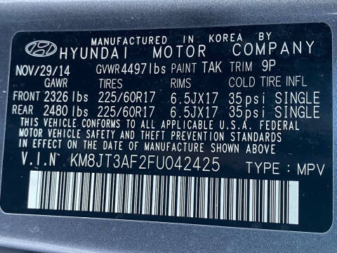 2015 Hyundai Tucson GLS