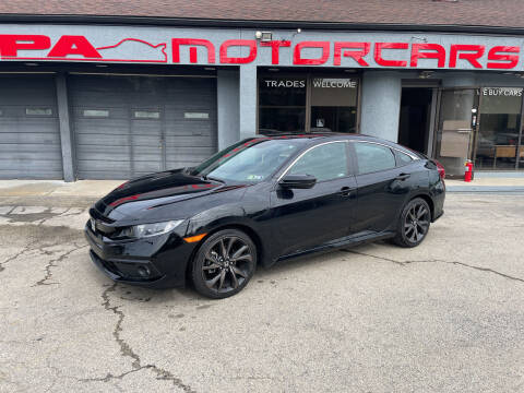 2019 Honda Civic for sale at PA Motorcars in Conshohocken PA