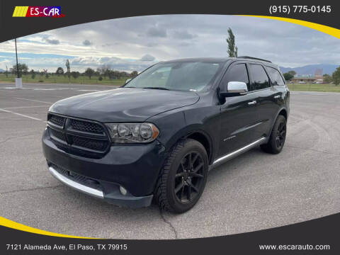 2011 Dodge Durango for sale at Escar Auto in El Paso TX