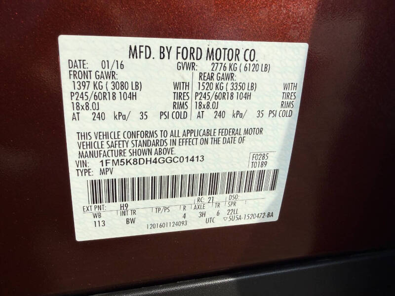 2016 Ford Explorer XLT