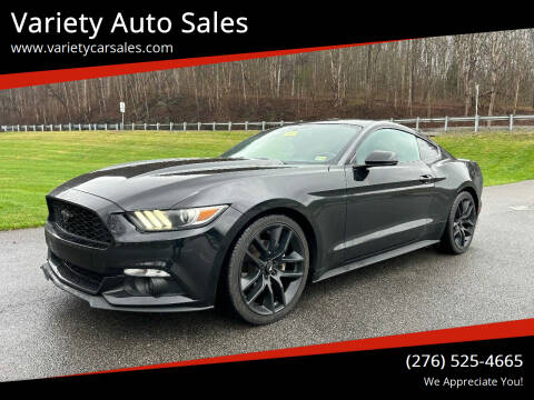 2016 Ford Mustang for sale at Variety Auto Sales in Abingdon VA