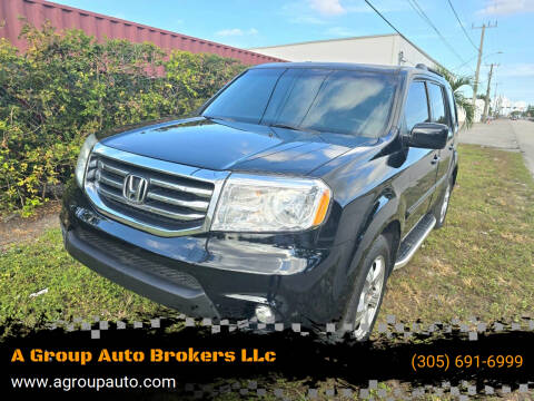 2013 Honda Pilot for sale at A Group Auto Brokers LLc in Opa-Locka FL