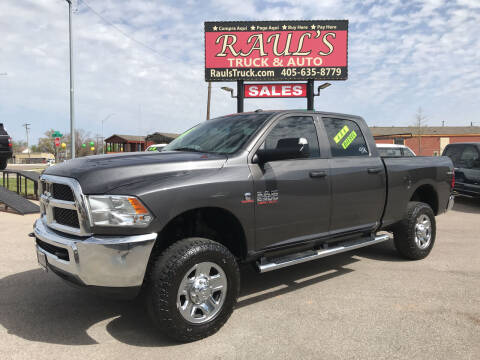 2017 RAM Ram Pickup 2500 for sale at RAUL'S TRUCK & AUTO SALES, INC in Oklahoma City OK