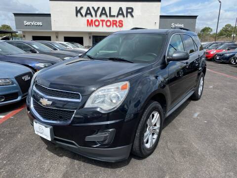 2013 Chevrolet Equinox for sale at KAYALAR MOTORS in Houston TX