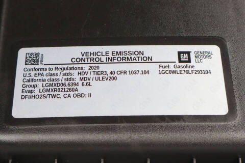 2020 Chevrolet Silverado 2500HD Work Truck