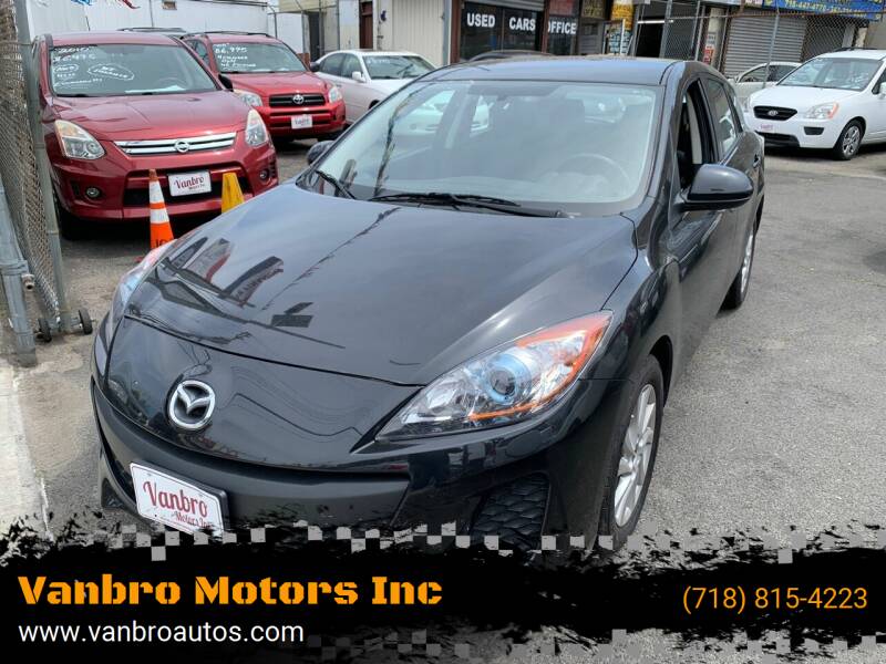 2013 Mazda MAZDA3 for sale at Vanbro Motors Inc in Staten Island NY
