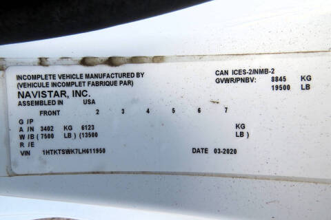 2020 International CV515