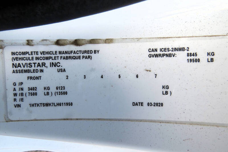 2020 International CV515