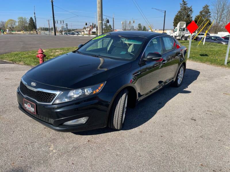 Used 2013 Kia Optima EX with VIN 5XXGN4A7XDG129015 for sale in Etna, OH