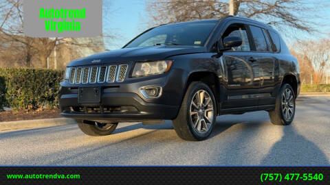 2015 Jeep Compass for sale at Autotrend Virginia in Virginia Beach VA