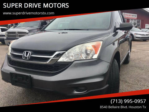 2011 Honda CR-V for sale at SUPER DRIVE MOTORS in Houston TX