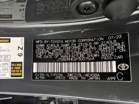 2023 Toyota Corolla Hybrid