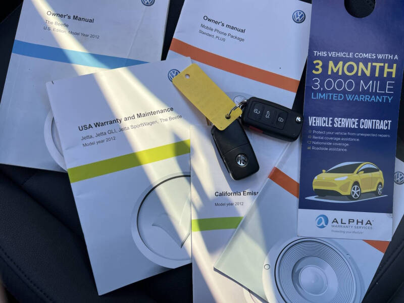 2012 Volkswagen Beetle 2.5L PZEV