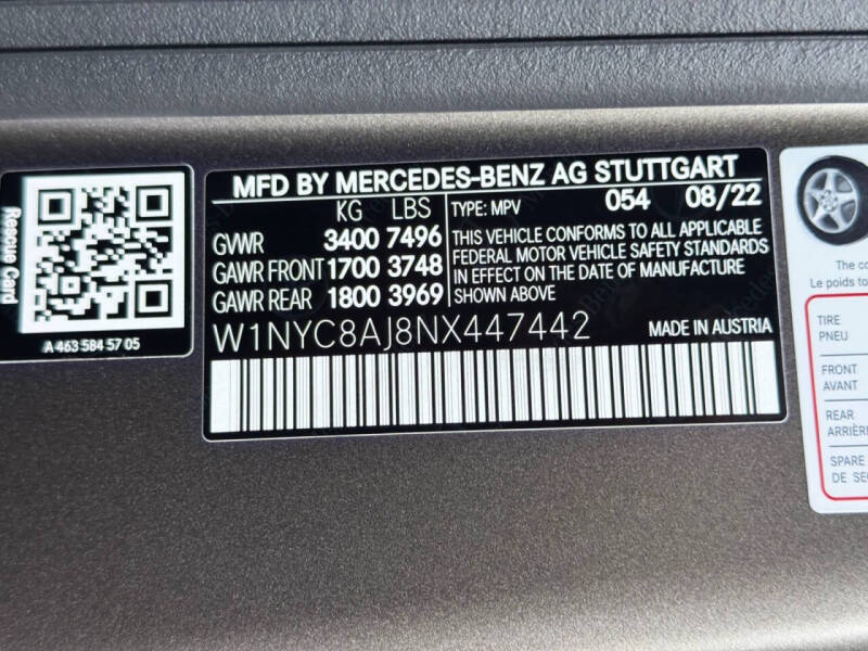 2022 Mercedes-Benz G-Class AMG G 63 4x4 Squared