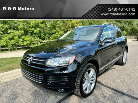 2014 Volkswagen Touareg for sale at R & R Motors in Waterford MI