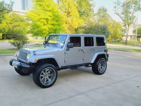 2013 Jeep Wrangler Unlimited for sale at MOTORSPORTS IMPORTS in Houston TX