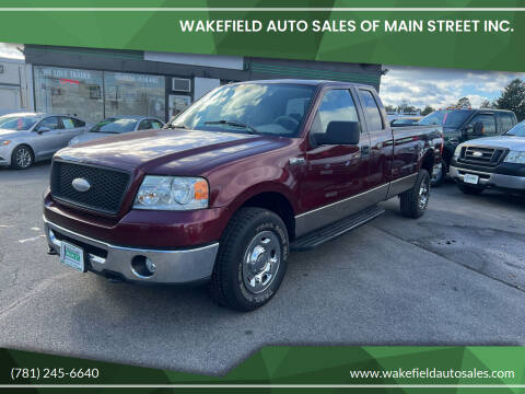 2006 Ford F-150 for sale at Wakefield Auto Sales of Main Street Inc. in Wakefield MA