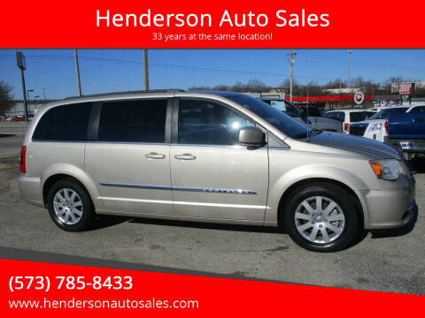 2014 Chrysler Town and Country for sale at Henderson Auto Sales in Poplar Bluff MO