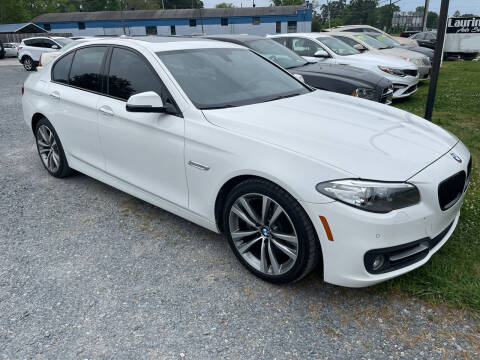 2016 BMW 5 Series for sale at LAURINBURG AUTO SALES in Laurinburg NC