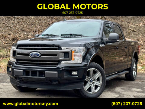 2018 Ford F-150 for sale at GLOBAL MOTORS in Binghamton NY