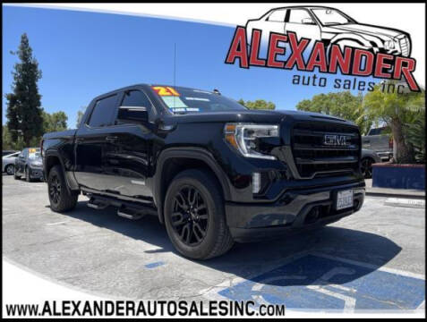 2021 GMC Sierra 1500 for sale at Alexander Auto Sales Inc in Whittier CA