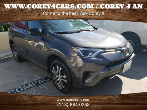 2018 Toyota RAV4 for sale at WWW.COREY4CARS.COM / COREY J AN in Los Angeles CA