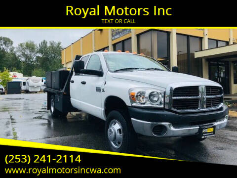 2007 Dodge Ram Chassis 3500 for sale at Royal Motors Inc in Kent WA