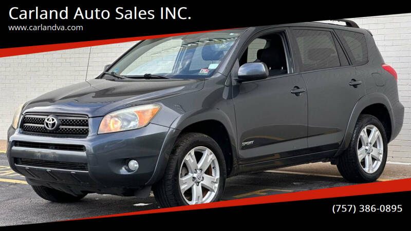 2007 Toyota RAV4 for sale at Carland Auto Sales INC. in Portsmouth VA