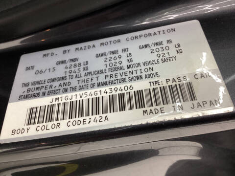 2016 Mazda MAZDA6 i Touring