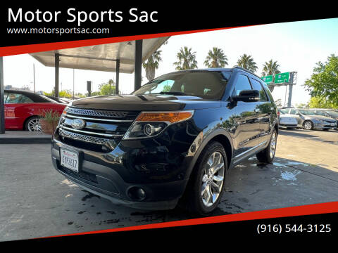 2013 Ford Explorer for sale at Motor Sports Sac in Sacramento CA