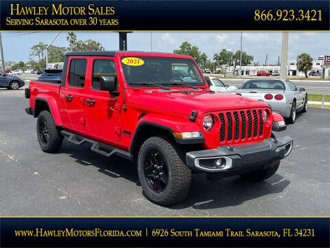 2021 Jeep Gladiator for sale at Hawley Motor Sales in Sarasota FL