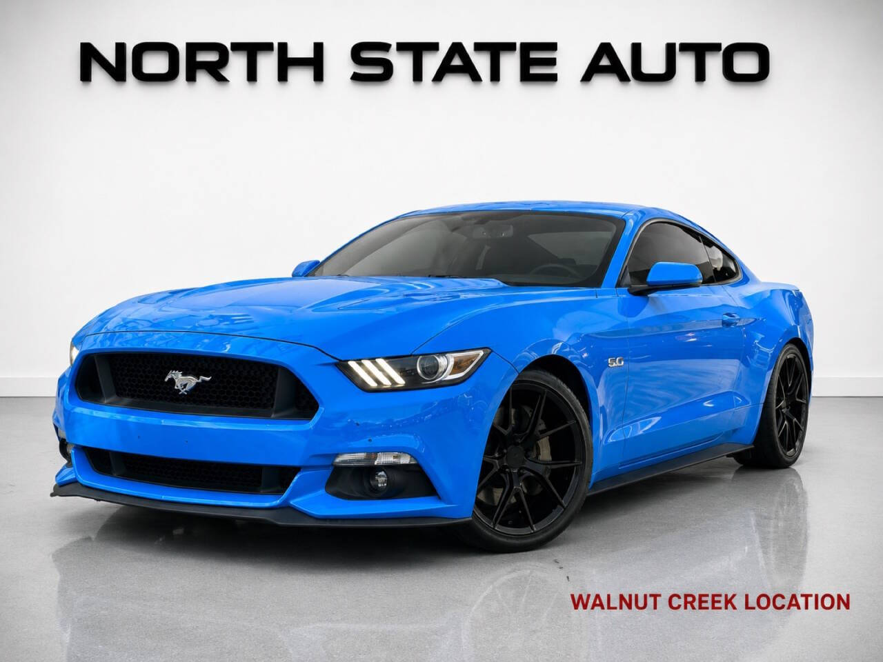 Lt. Blue 2017 Ford Mustang GT GT 2dr Fastback 1