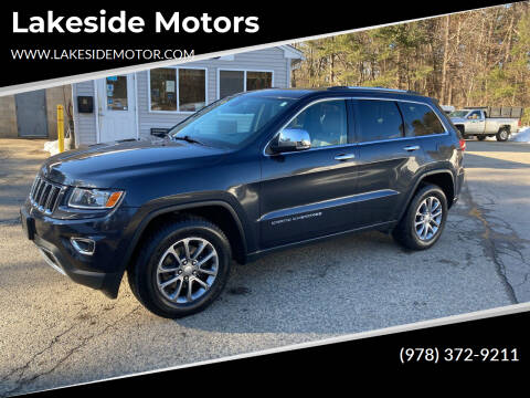 2014 Jeep Grand Cherokee for sale at Lakeside Motors in Haverhill MA