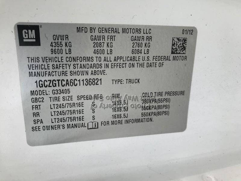 2012 Chevrolet Express 3500